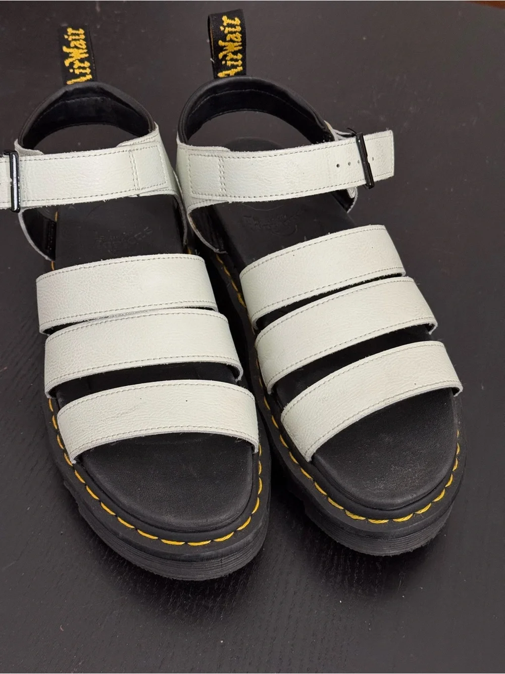 Dr. Martens Blaire Platform Sandals Men Sz 8 XLNT